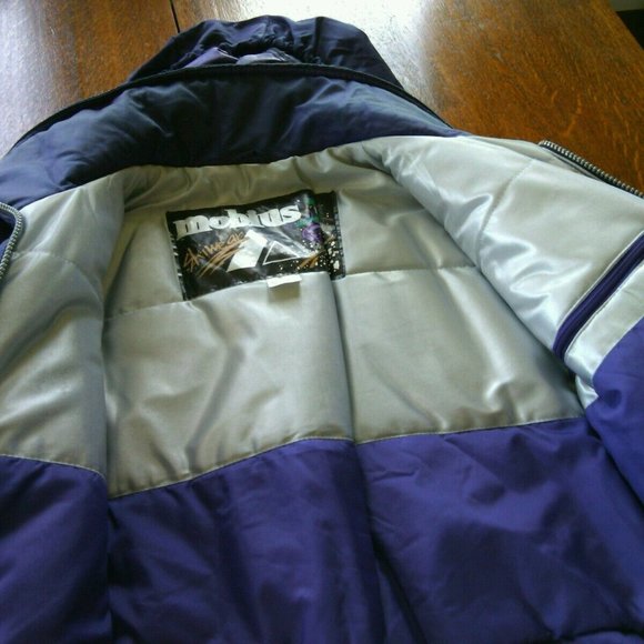 Winter Snowboarding Ski Jacket Size 8 Medium Mobius Bomber Hood Lined Zip Up Top - Picture 6 of 16